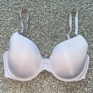Victoria’s Secret T-Shirt Lightly Lined Demi Beige Grey Bra